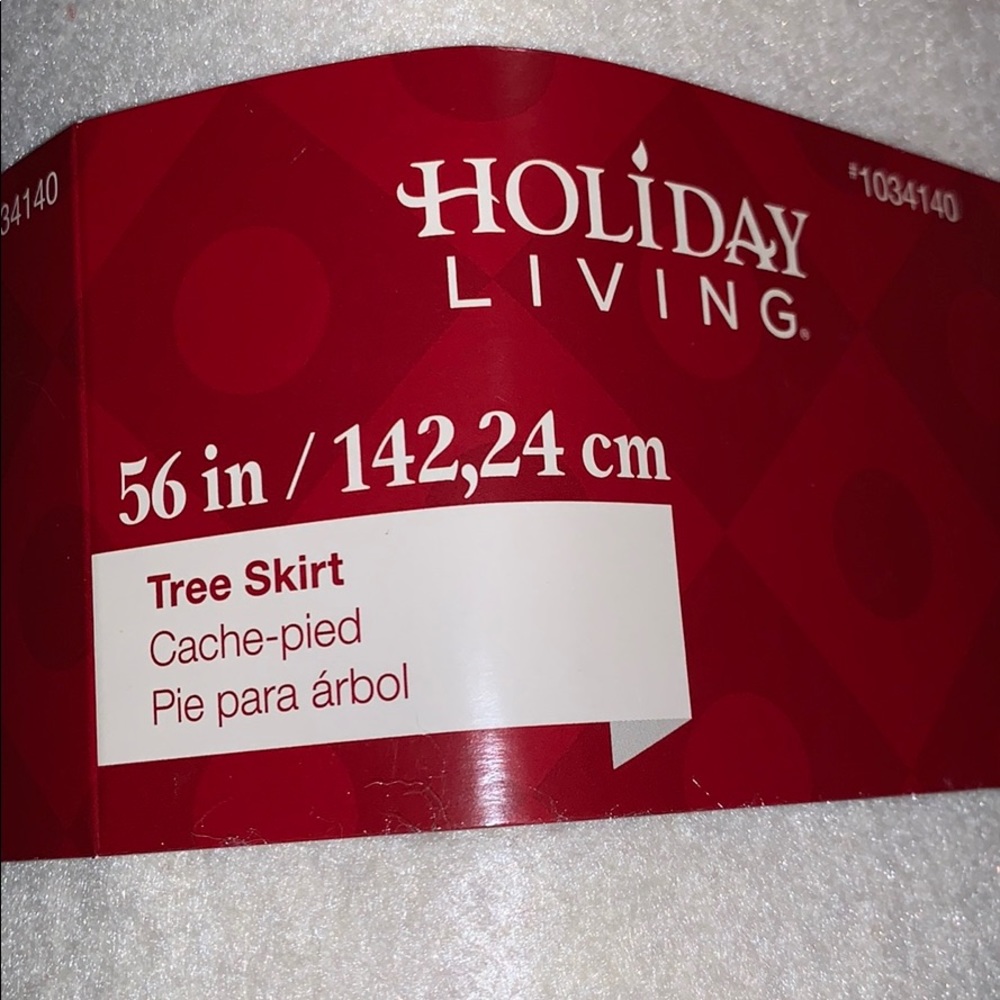 🆕 🎄Holiday Living Christmas Tree Skirt - Picture 3 of 5